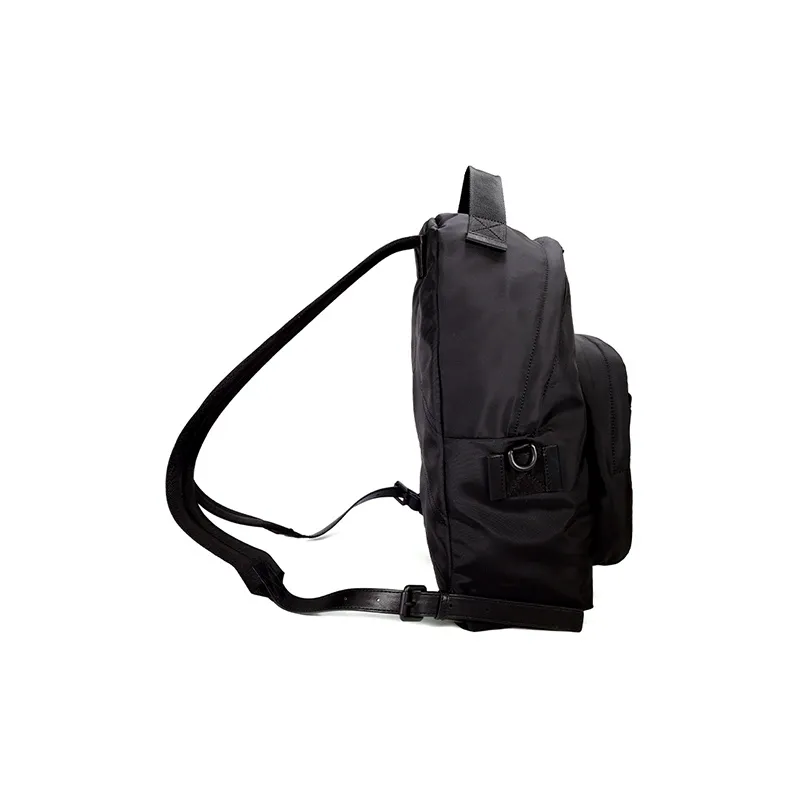 MOSCHINO Nylon Large Capacity Backpack Large Size Men's Black-3