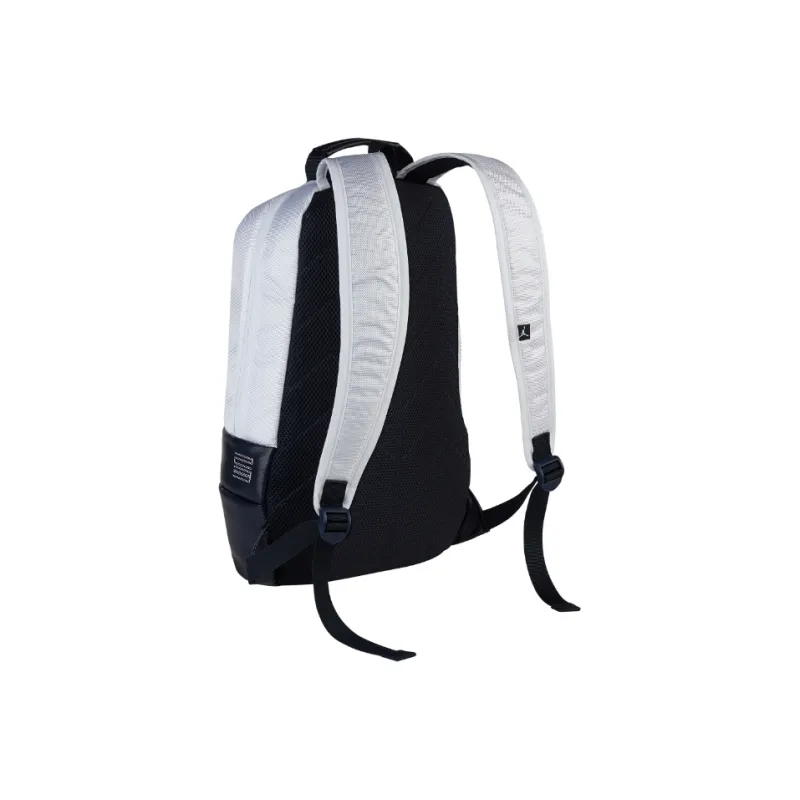 Jordan Polyester With Polyurethane Backpack Regular Unisex White & Obsidian Color-1