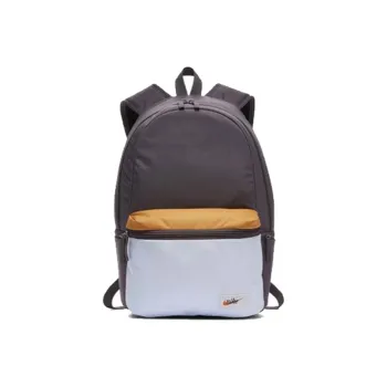 Nike Heritage Polyester Backpack Regular Unisex Thunder Gray & Light Purple
