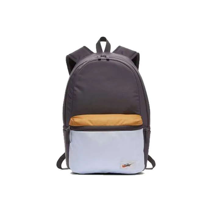 Nike Heritage Polyester Backpack Regular Unisex Thunder Gray & Light Purple-0