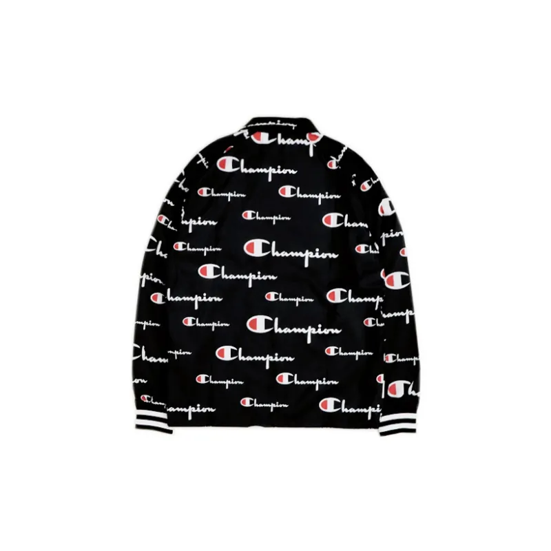 Champion Jacket US Version Unisex Black-1