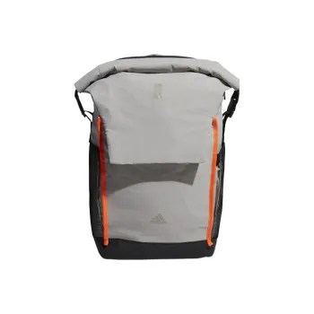 Adidas Polyester Sports Backpack Double Shoulder Backpack Regular Unisex Metal Gray