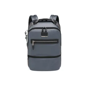 TUMI Alpha Bravo Ballistic Nylon Backpack Unisex Bright Gray