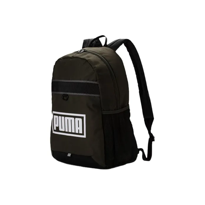PUMA Polyester Backpack Unisex Olive Green-0