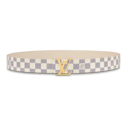 LOUIS VUITTON Leather Belts Women's Beige