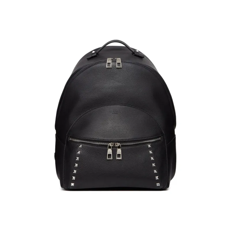 Valentino Sheepskin Backpack Men's Black-0