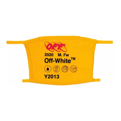 OFF-WHITE Face Masks Unisex Yellow