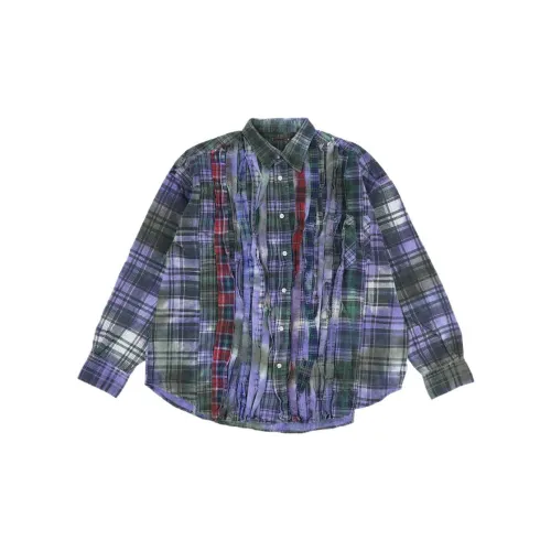 Needles Shirts Unisex Purple