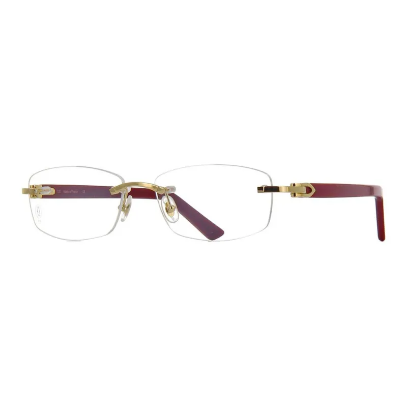 Cartier Rimless Oval Shape Glasses-0