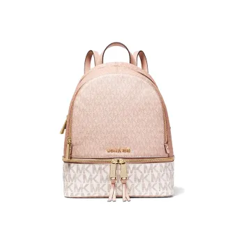 MICHAEL KORS Rhea Medium Color Block Logo Backpack