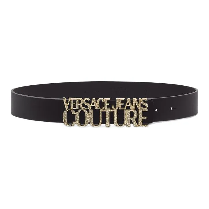 VERSACE JEANS COUTURE Leather Belts Women's Black-0