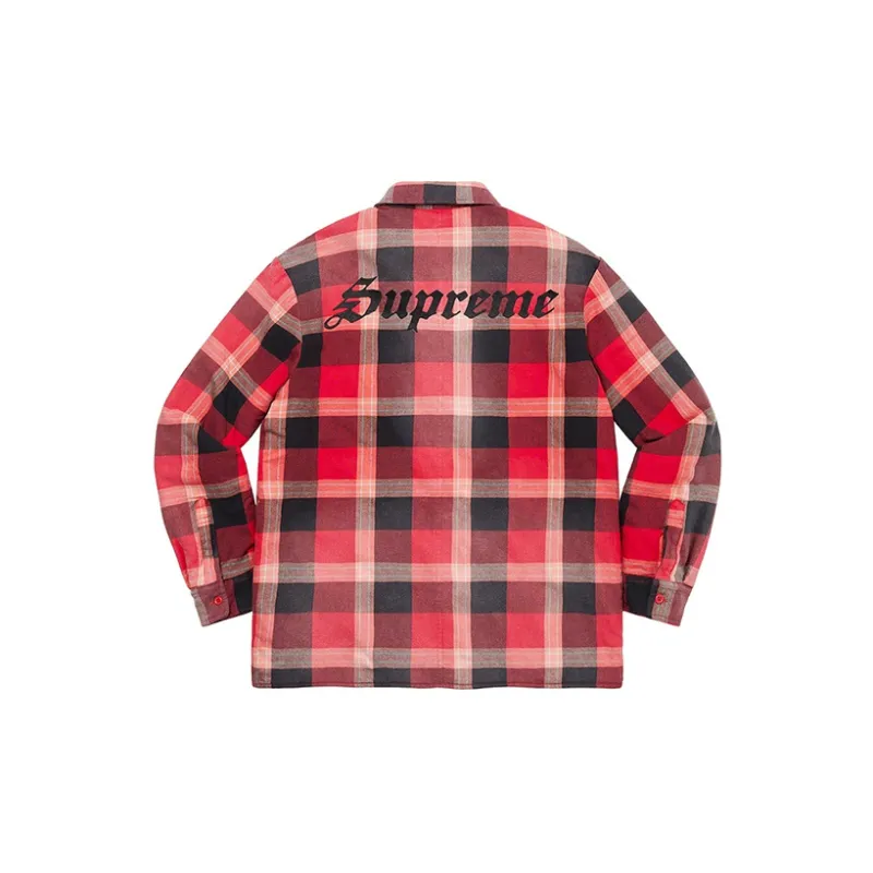 Supreme Quilted Flannel Shirt-7