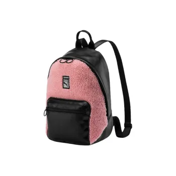 PUMA Artificial Leather Fabric Backpack Regular Women's Pink