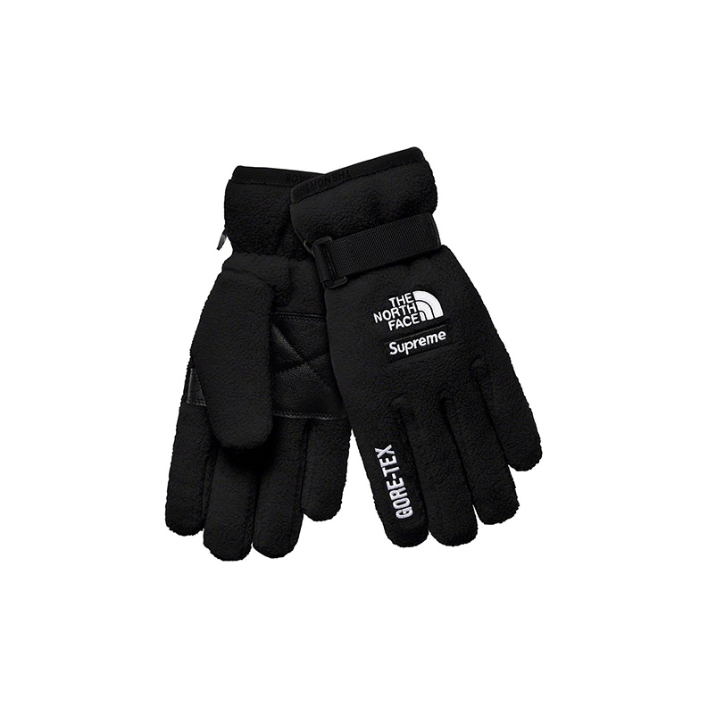 Supreme The North Face RTG Fleece Glove top Black size medium