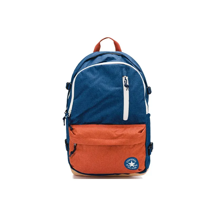 Converse Polyester Backpack Regular Unisex Blue Orange Multicolor-0