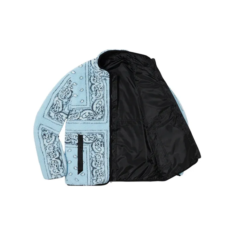 Supreme Reversible Bandana Fleece Jacket-2