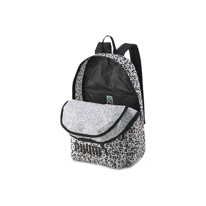 PUMA Fabric Backpack Regular Unisex Black White-1