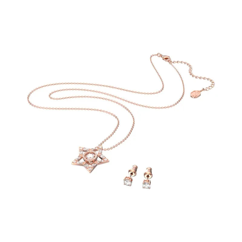 Swarovski Stella Gold plated Pendant Necklace-0