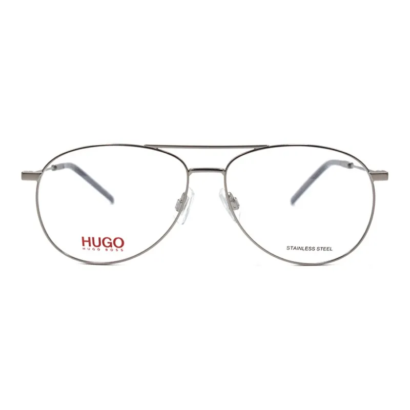 HUGO BOSS Eyeglass Frames Men Gunmetal-0