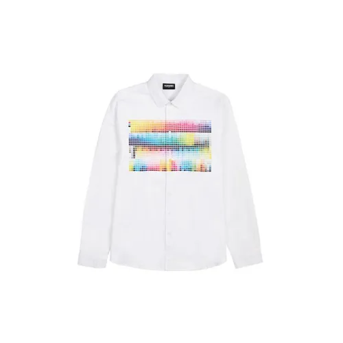 PLEASURES Shirts Men White