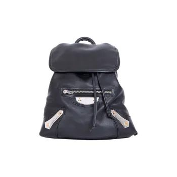 Balenciaga Cow Leather Backpacks Backpack Men's Black
