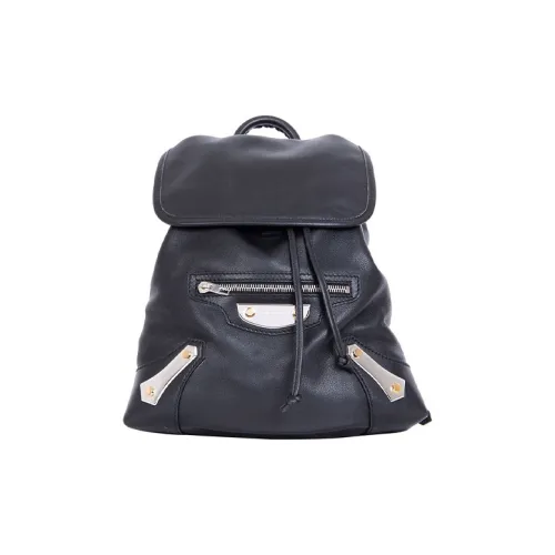 Balenciaga Cow Leather Backpacks Backpack Men's Black