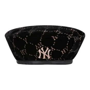 MLB Monogram Velvet Beret New York Yankees Hat