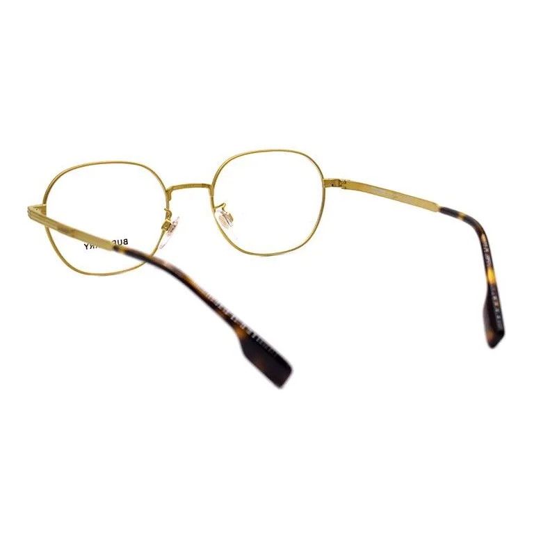 Burberry Eyeglass Frames Men Gold Copper-2