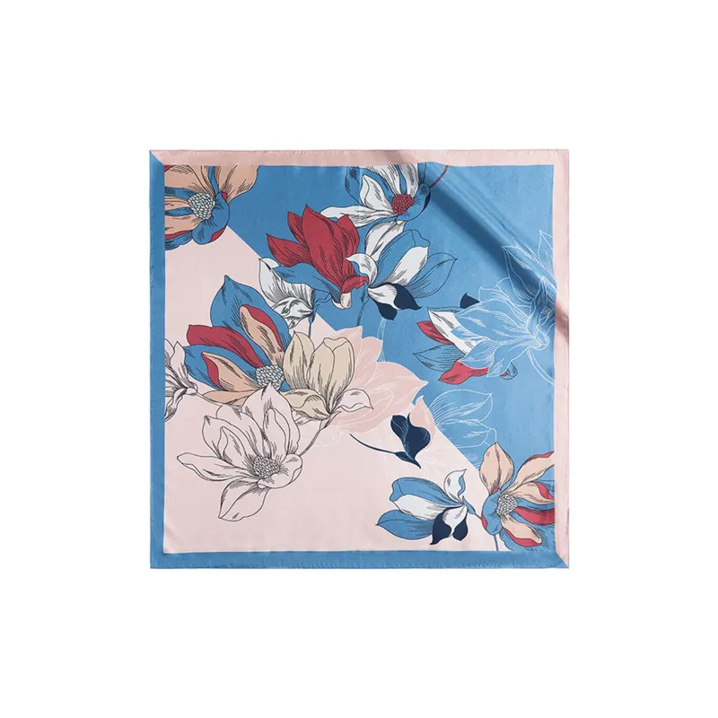 WENSLI Silk Scarves Women's-11