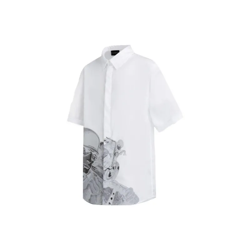 EMPORIO ARMANI SS22 Shirt Men's White-2