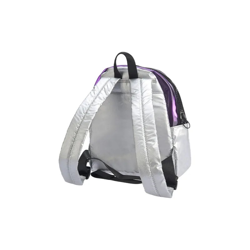 LiNing Sports Fashion Collection Polyamide Backpack Regular Unisex Silver Purple-2