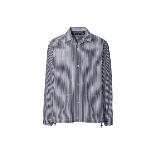 UNIQLO FW20 Jil Sander Collaboration Series Shirts Men Dark Blue