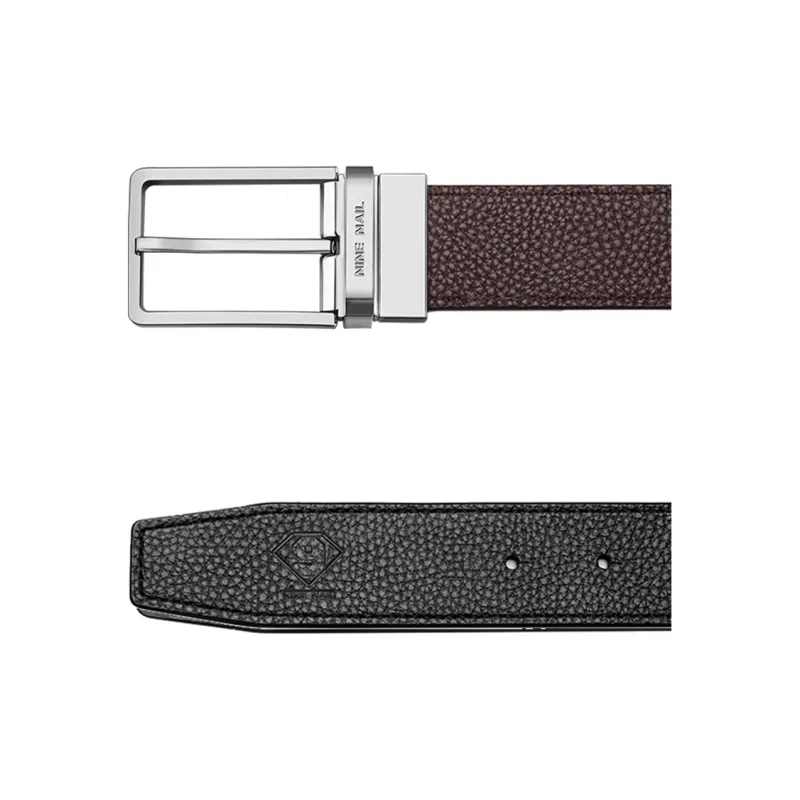 NINE NAIL Leather Belts Men-2