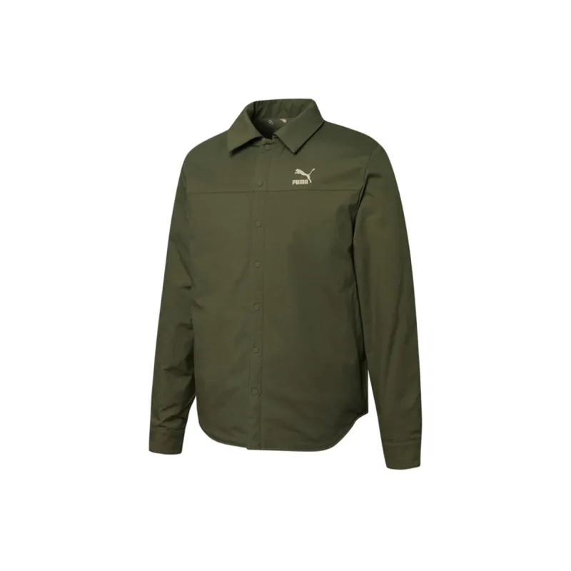 PUMA Shirts Men Khaki-2