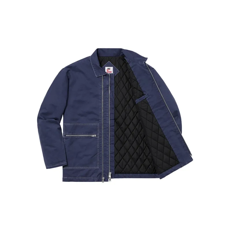 Supreme Nike Double Zip Quilted Work Jacket-2