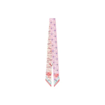 LOUIS VUITTON Silk Scarf Unisex Pink
