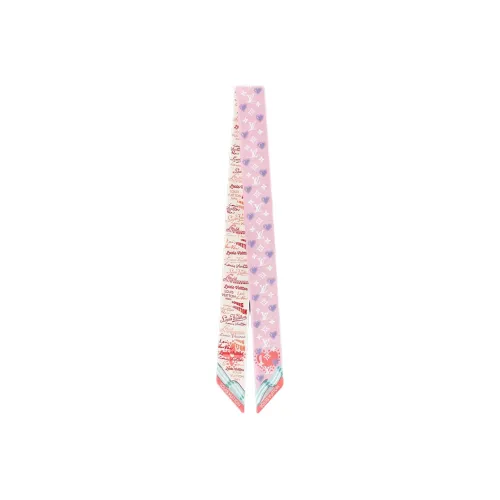 LOUIS VUITTON Silk Scarf Unisex Pink