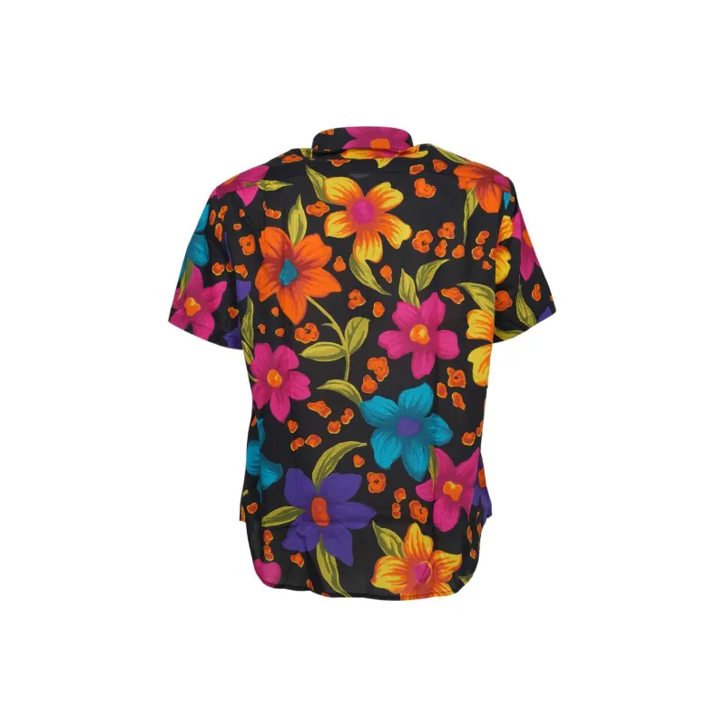 SAINT LAURENT Floral Printed Short Sleeved Shirt-1