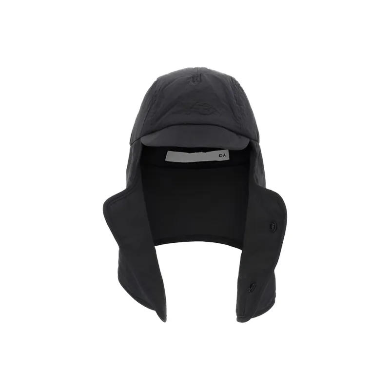 Y 3 Polyamide Hoods & Plush Hats Unisex Black-0