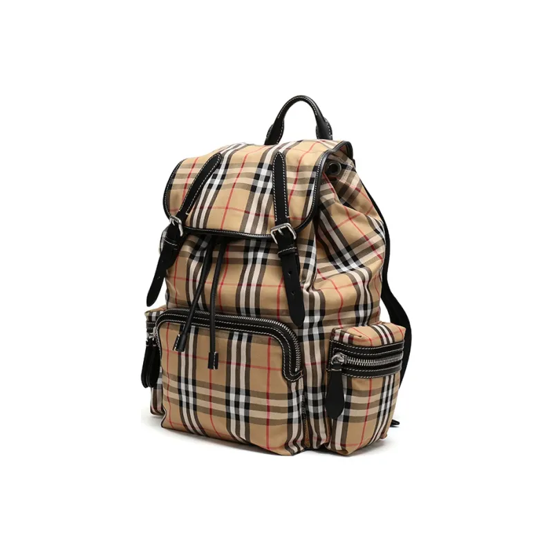 Burberry Canvas Backpack Unisex Beige-1