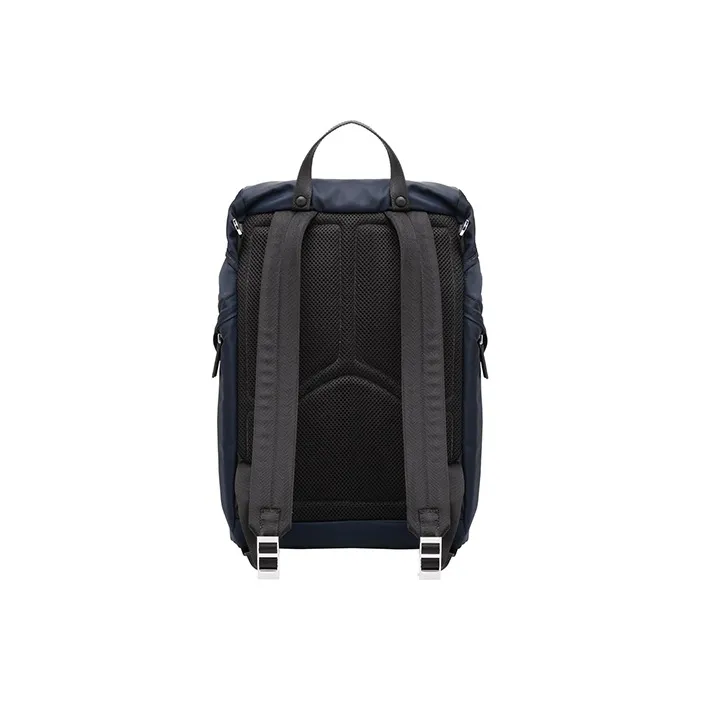 PRADA Fabric Backpack Men's Blue-2