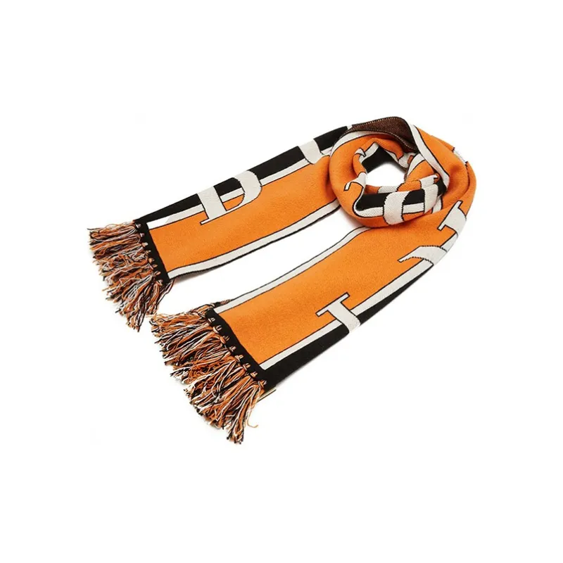 Burberry Logo Football Cashmere Scarf-1