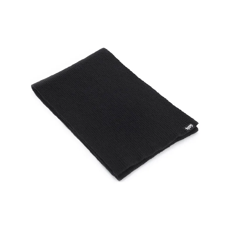 KENMO Knit Scarves Unisex Black/Khaki/Green-3