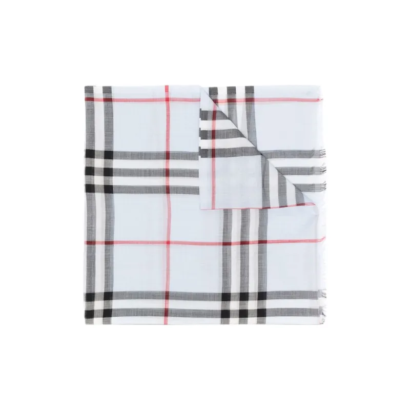Burberry Knit Scarves Unisex Blue-1