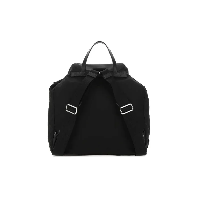 PRADA Nylon Fabric Backpack Medium Size Black-2