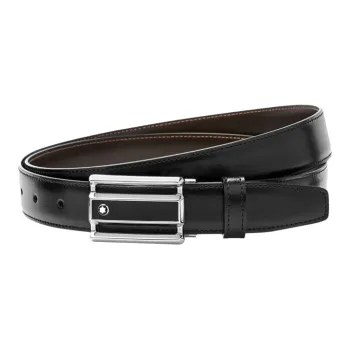 MONTBLANC Men 30 Mm Reversible Leather Belt Black/brown