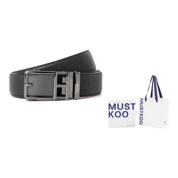 MUSTKOO Leather Belts Men