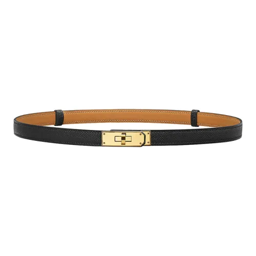 HERMES Women Kelly Leather Belt