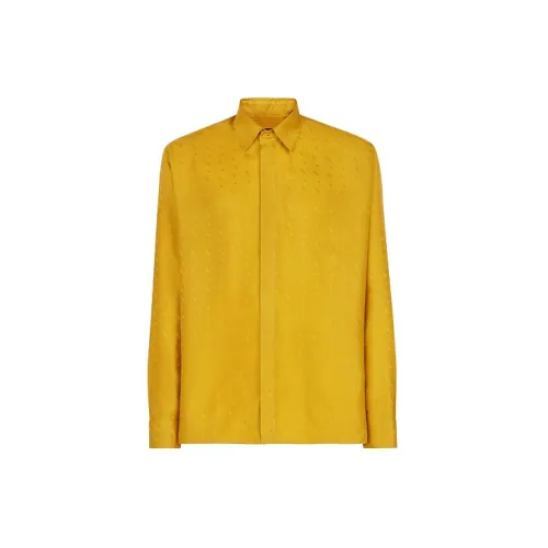 FENDI Shirts Men Yellow