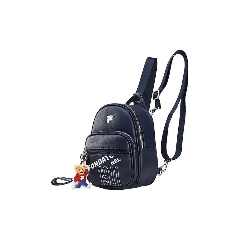 FILA PU Backpack Regular Unisex Legend Blue-1